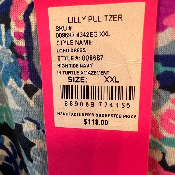 NWT Lilly Pulitzer Loro Swing Dress - Picture 5 of 8